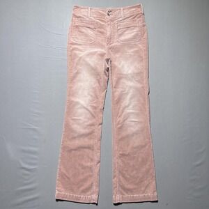 Pilcro Pink Corduroy Pants